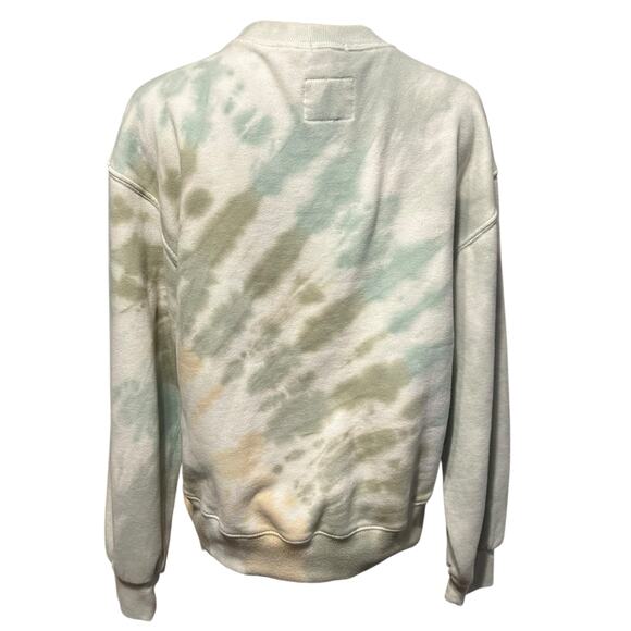 Abercrombie & Fitch Size S Tie Dyed Sweatshirt Soft A & F Collection Crop Boho - Picture 7 of 9